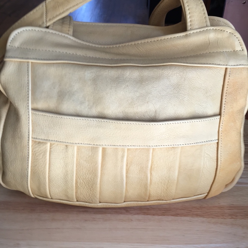Beautiful Yellow Leather Bag